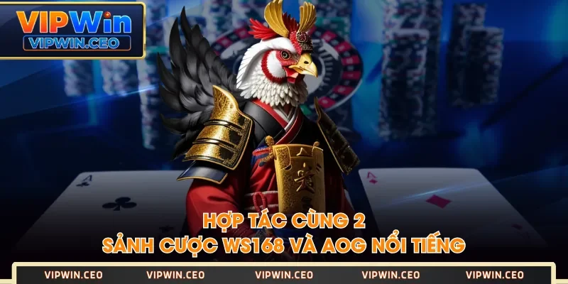 Hợp tác cùng 2 sảnh cược WS168 và AOG nổi tiếng Hợp tác cùng 2 sảnh cược WS168 và AOG nổi tiếng